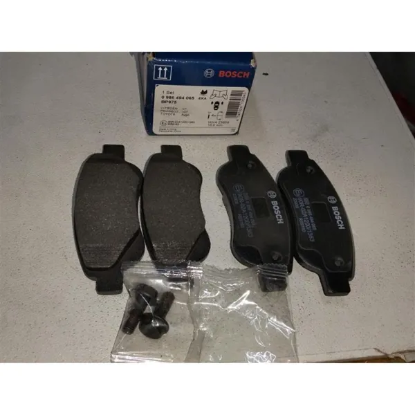 ÖN FREN BALATASI (123MM) PEUGEOT 108 / CİTROEN C1 / TOYOTA AYGO Bosch Marka - Bosch - Ürün Görseli 1