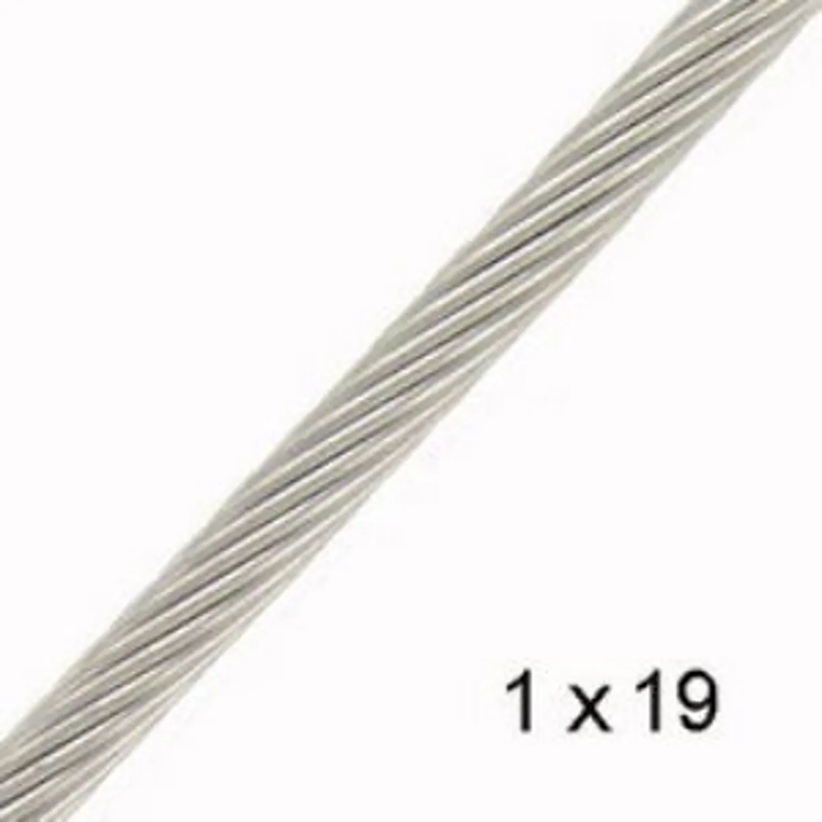 5 mm PASLANMAZ ÇELİK HALAT 1x19 CR-NI - Diğer - Ürün Görseli 1