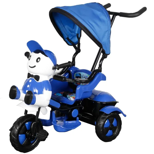 Babyhope 125 Mavi Yupi Panda 3 Tekerlekli Bisiklet - Baby Hope - Ürün Görseli 1