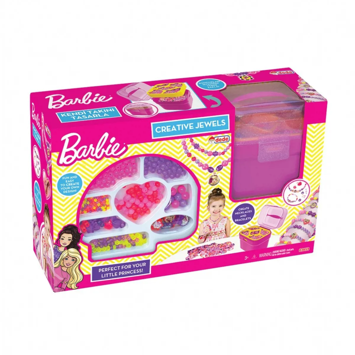 Dede Barbie Sepetli Takı Seti 03659 - Dede Oyuncak - Ürün Görseli 1