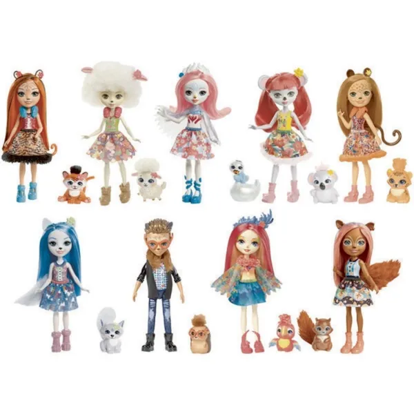 Enchantimals Popüler Karakter Bebekler FNH22 - Mattel - Ürün Görseli 1
