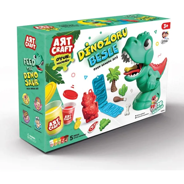 Art Craft Dinozoru Besle Oyun Hamuru Set 280 Gr 03814 - Art Craft - Ürün Görseli 1