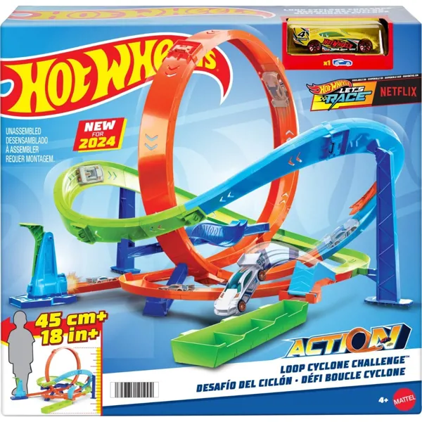 Hot Wheels Bumerang Çemberli Yarış Pisti HTK16 - Hot Wheels - Ürün Görseli 1