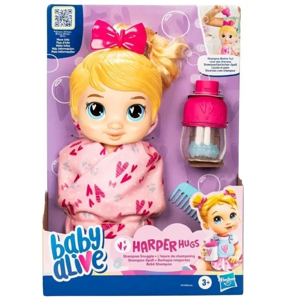 Baby Alive Bebeğimle Şampuan Eğlencesi-Sarışın 2 F9119 - Baby Alive - Ürün Görseli 1