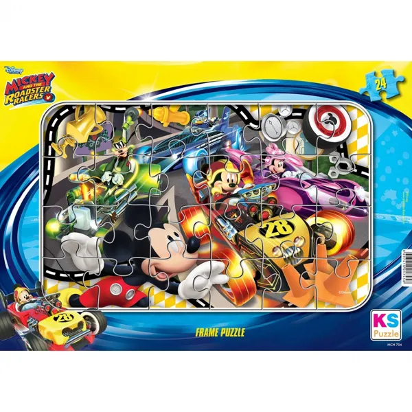 KS Games Mickey Mouse Frame Puzzle 24 Parça MCH 704 - KS GAMES - Ürün Görseli 1