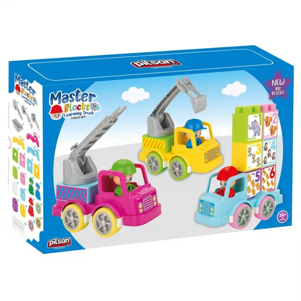 Pilsan Master Bloklar Eğitici Kamyon 03 609 - Pilsan - Ürün Görseli 1