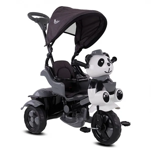Babyhope 127 Lüx Gri Little Panda 3 Tekerlekli Bisiklet - Baby Hope - Ürün Görseli 1