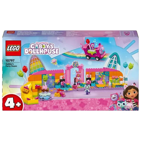 Lego Gabby’s Dollhouse Gabby’nin Parti Odası Oyun Seti 10797 - Lego - Ürün Görseli 1