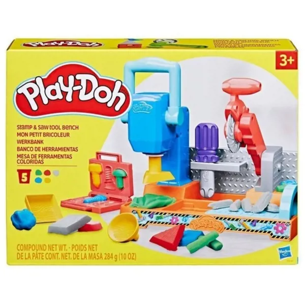 Play Doh Damga ve Testere Aleti Tezgahı F9141 - Play Doh - Ürün Görseli 1