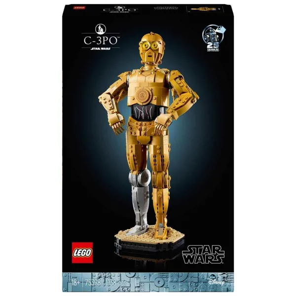 Lego Star Wars C-3PO İnşa Edilebilen Droid Figürü 75398 - Lego - Ürün Görseli 1