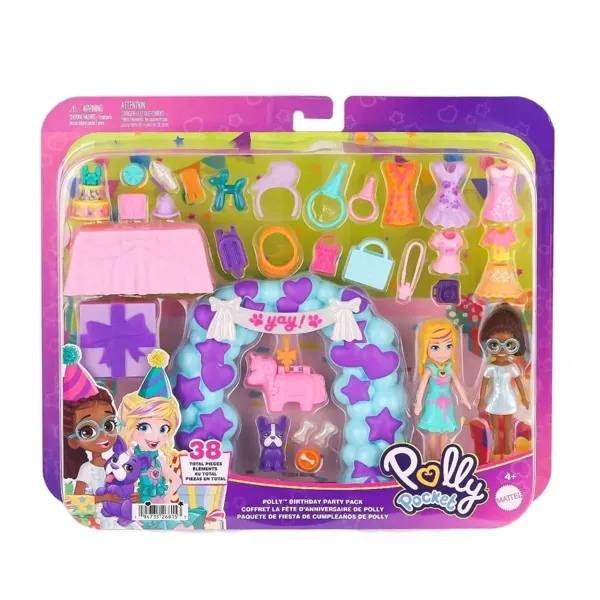 Polly Pocket Polly'nin Doğum Günü Partisi Paketi JCC33 - Polly Pocket - Ürün Görseli 1