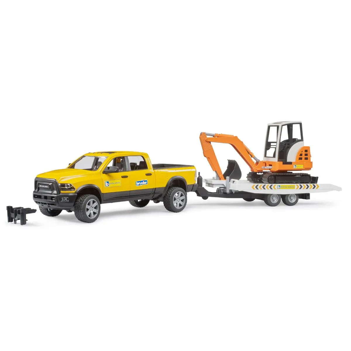 Bruder Ram 2500 Römorklu Pickup & Mini Ekskavatör BR02546 - Bruder - Ürün Görseli 1