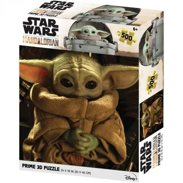 Prime 3D - The Mandalorian Grogu - 500 Parça Yetişkin Puzzle PRM/32631 - Prime 3D - Ürün Görseli 1
