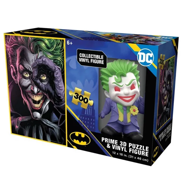 Prime 3D - Batman Joker Figür ve 300 Parça Puzzle PRM/35808 - Prime 3D - Ürün Görseli 1
