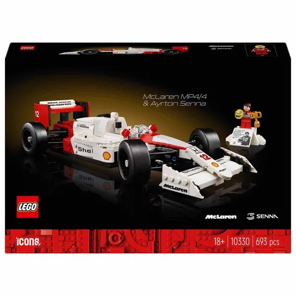 Lego Icons McLaren MP4/4 ve Ayrton Senna Seti 10330 - Lego - Ürün Görseli 1