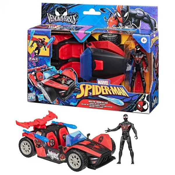 Marvel Spider-Man Venom Versus Miles Morales Remix Racer G0736 - Hasbro - Ürün Görseli 1