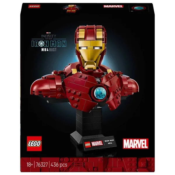 Lego Marvel Iron Man MK4 Büstü 76327 - Lego - Ürün Görseli 1