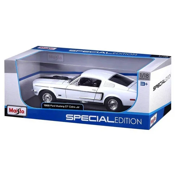Maisto 1968 Ford Mustang GT Cobra Jet 1/18 - MAİSTO - Ürün Görseli 1