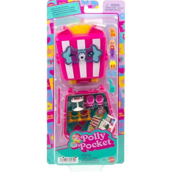 Polly Pocket Popcorn Compact Playset  JFV01 - Polly Pocket - Ürün Görseli 1