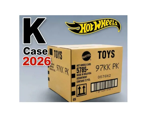 Hot Wheels Tekli Arabalar 2026 72'Lİ K SERİ 5785 - Hot Wheels - Ürün Görseli 1