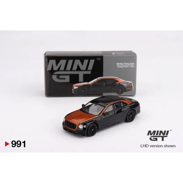 Mini GT 1/64 Bentley Flying Spur Orange Flame / Onyx mgt00991 - MINI GT - Ürün Görseli 1