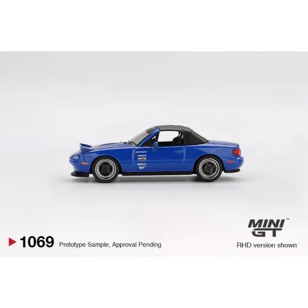 Mini GT 1/64 Mazda Miata MX-5 (NA) Tuned Version Dark Blue mgt01069 - MINI GT - Ürün Görseli 1