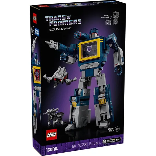 Lego Icons Transformers Soundwave 10358 - Lego - Ürün Görseli 1