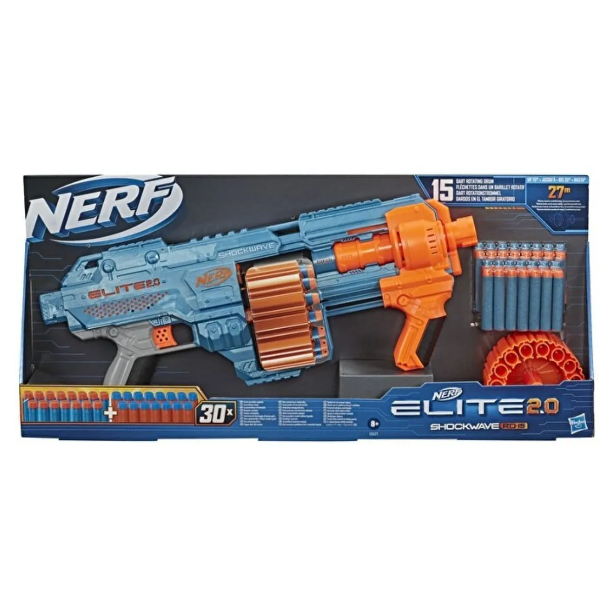 Nerf Elite 2.0 Shockwave RD-15 E9527 - Nerf - Ürün Görseli 1