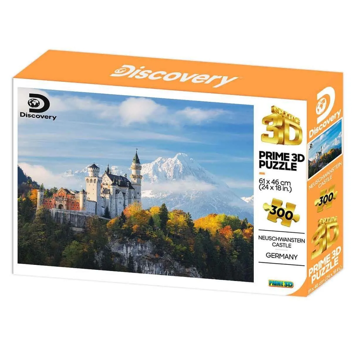 Prime 3D - Discovery Neuschwanstein Kalesi - 300 Parça Yetişkin Puzzle PRM/12172 - Neco Toys - Ürün Görseli 1