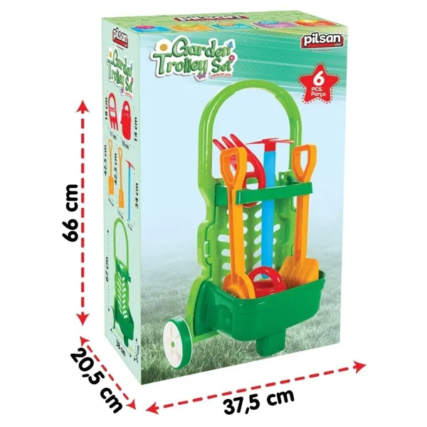 Pilsan Arabalı Bahçe Seti 07 619 - Pilsan - Ürün Görseli 1