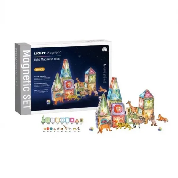 Magnetic Tiles Star Diamond Light Version 89 Parça CH1230 - Ürün Görseli 1