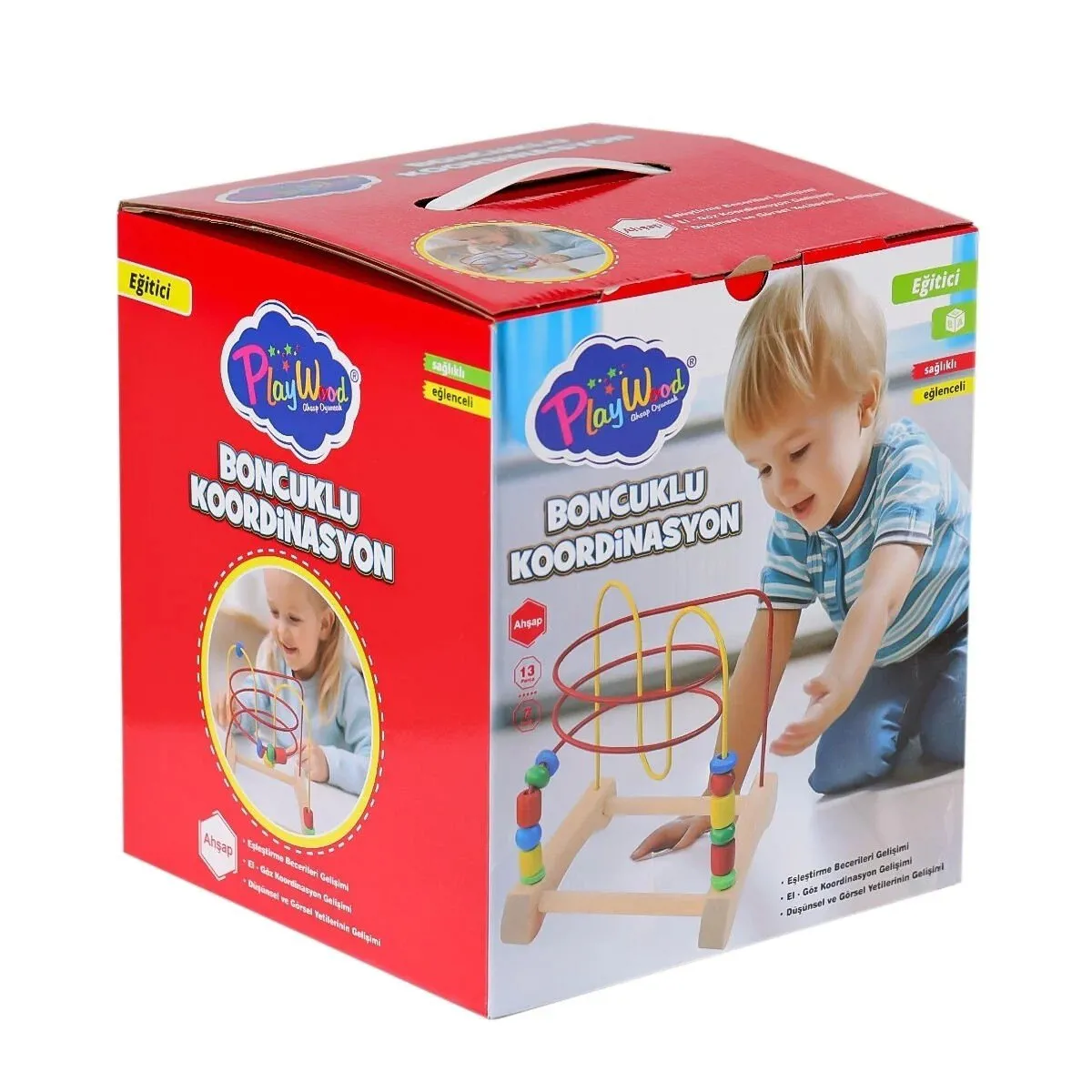 Playwood Kutuda Ahşap Boncuklu Koordinasyon ONY-410 - Playwood - Ürün Görseli 1