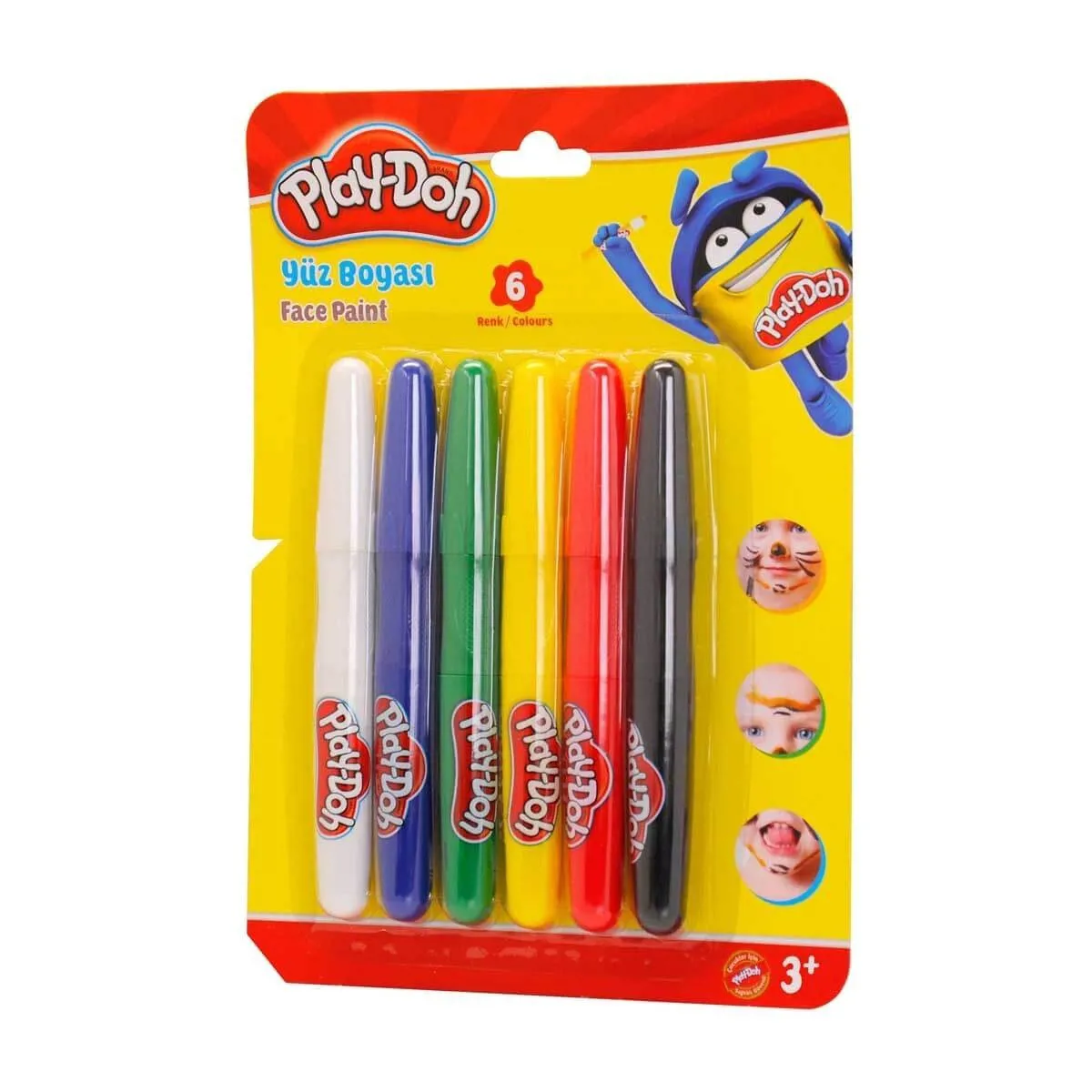 Play-Doh Yüz Boyası 6 Renk - Play Doh - Ürün Görseli 1