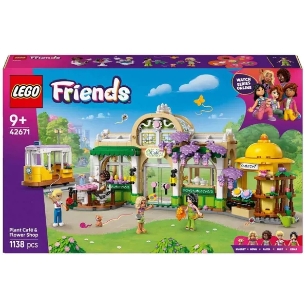 Lego Friends Bitki Kafe ve Çiçekçi Dükkanı Oyuncak Yapım Seti 42671 - Lego - Ürün Görseli 1