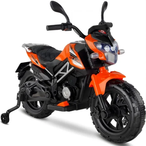 Babyhope 447 Motocross Akülü Motorsiklet 12V Turuncu - Ürün Görseli 1