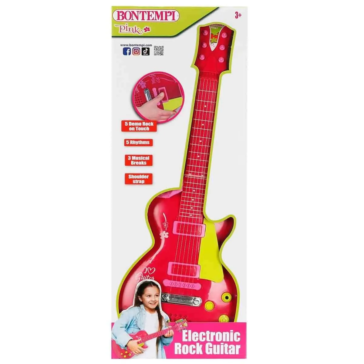 Sunman Gitar Elektronik Tuşlu Telli Askılı - Sunman Oyuncak - Ürün Görseli 1