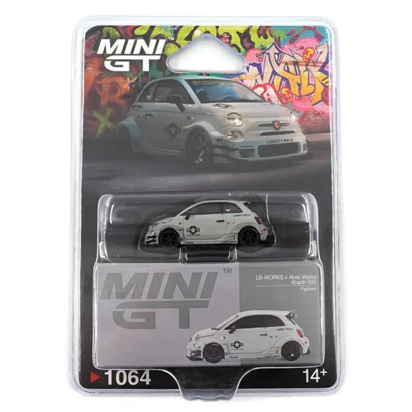 Mini GT 1/64 Abarth 595 LB-WORKS x Abas Works Fighters - Blister Paket MGT01064-BL - MINI GT - Ürün Görseli 1