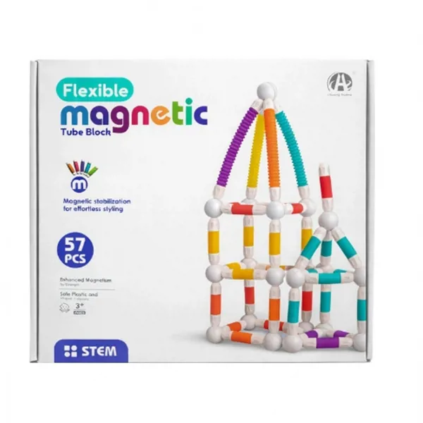 Magnetıc Flexıble Tube Block 57 Pcs Ch1453 - Ürün Görseli 1