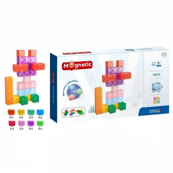 Magnetıc Buıldıng Cubes 32 Pcs Ch1441 - Ürün Görseli 1