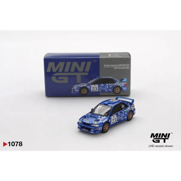 Mini GT 1/64 Subaru Impreza WRC99 #23 2000 Acropolis Rally MGT01078 - MINI GT - Ürün Görseli 1