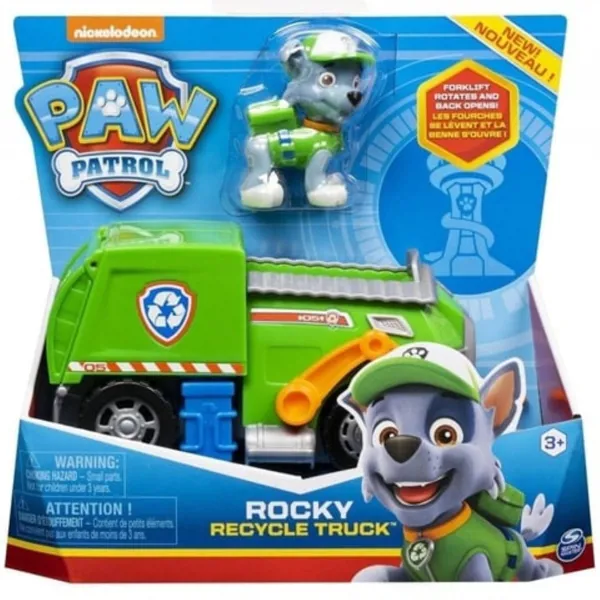 Spin Master Paw Patrol Rocky ve Geri Dönüşüm Kamyonu 6071248 - SPİNMASTER - Ürün Görseli 1