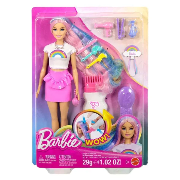 Barbie Gökkuşağı Saçlar Bebeği JJP07 - Barbie - Ürün Görseli 1