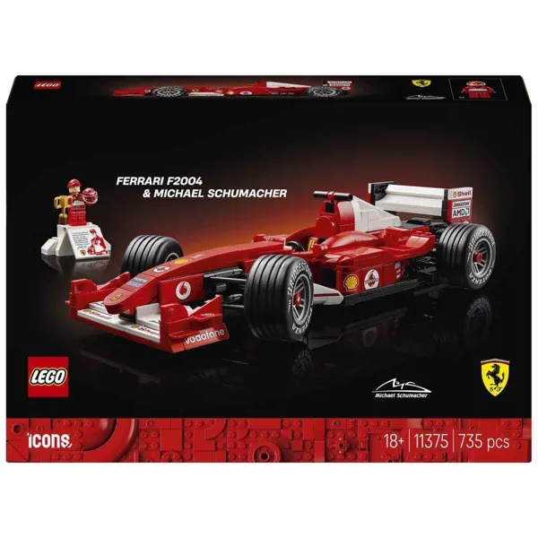 Lego Icons Ferrari F2004 ve Michael Schumacher 11375 - Lego - Ürün Görseli 1