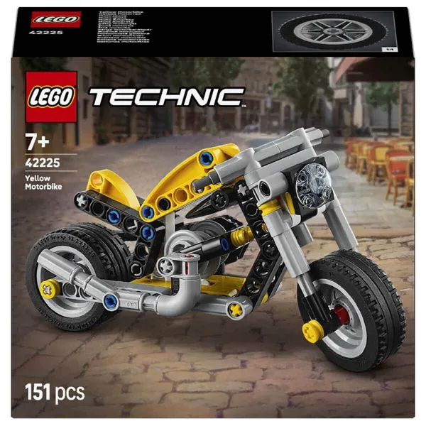 Lego Technic Sarı Motosiklet 42225 - Lego - Ürün Görseli 1