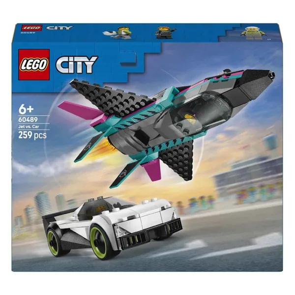 Lego City Jet Arabaya Karşı 60489 - Lego - Ürün Görseli 1