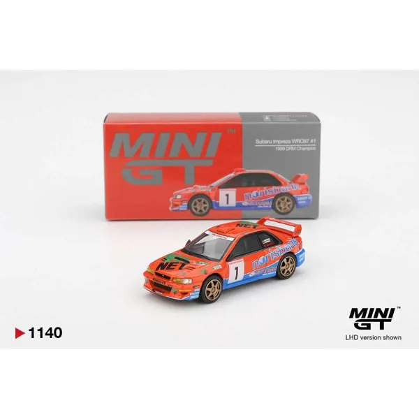 Mini GT 1/64 Subaru Impreza WRC97 #1 1999 DRM Champion 01140 - MINI GT - Ürün Görseli 1