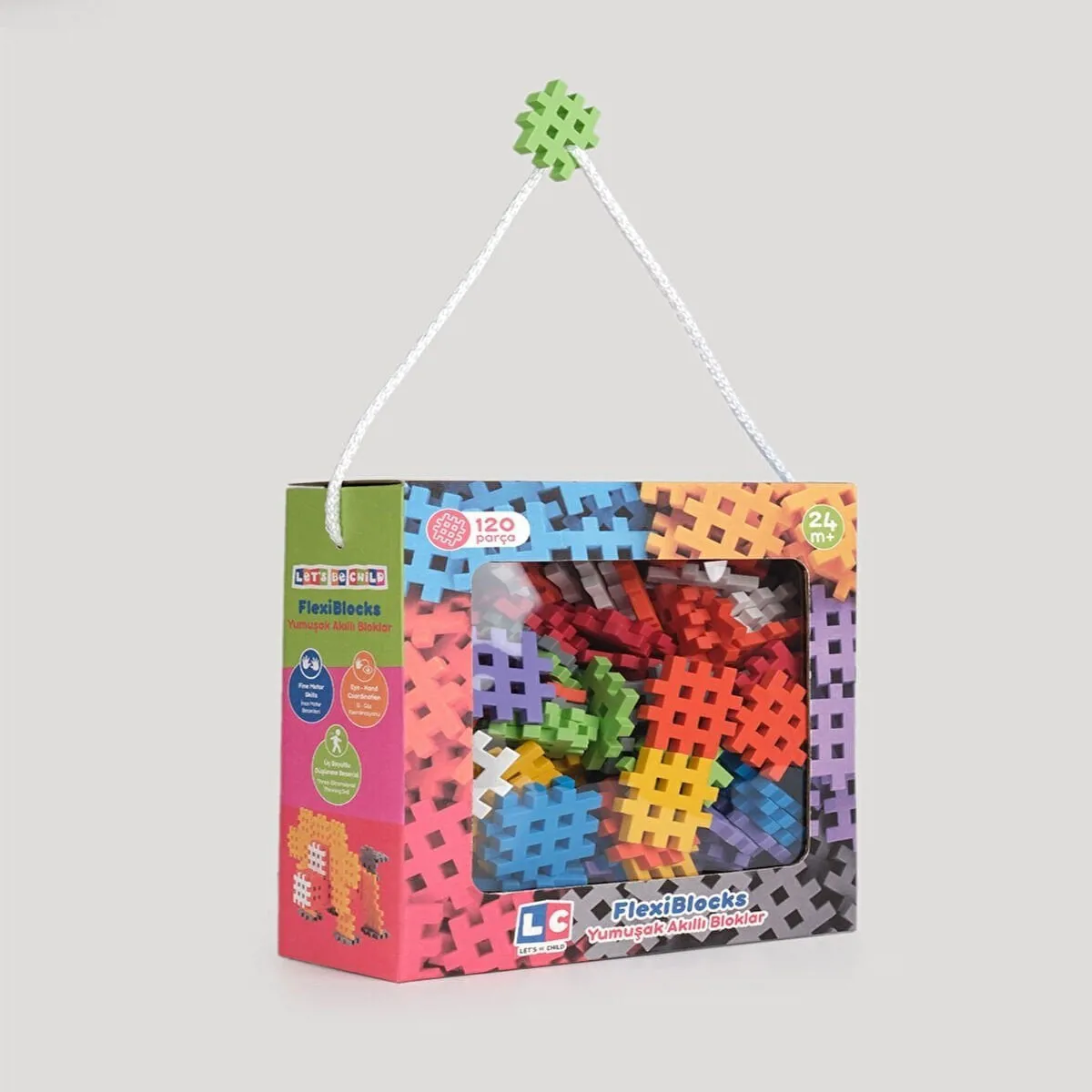 LC Yumuşak Akıllı Bloklar 120 LC-31396 - Let's be Child - Ürün Görseli 1