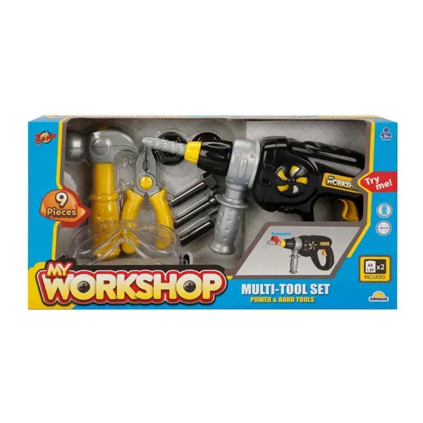 Zapp Toys My Workshop Matkaplı Tamir Seti 9 Parça - Sunman Oyuncak - Ürün Görseli 1