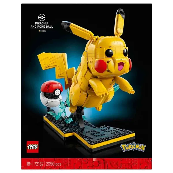 Lego Pokemon Pikachu ve Poke Topu 72152 - Lego - Ürün Görseli 1