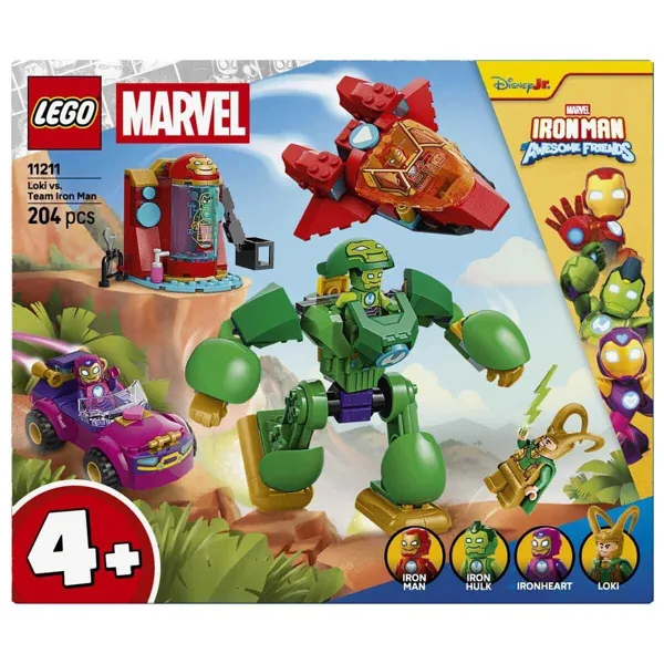 Lego Marvel Iron Man ve Arkadaşları Loki, Iron Man Takımına Karşı 11211 - Lego - Ürün Görseli 1